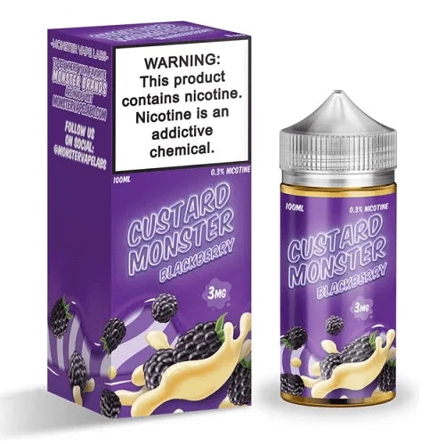 Blackberry – Custard Monster E-Liquid 100ML