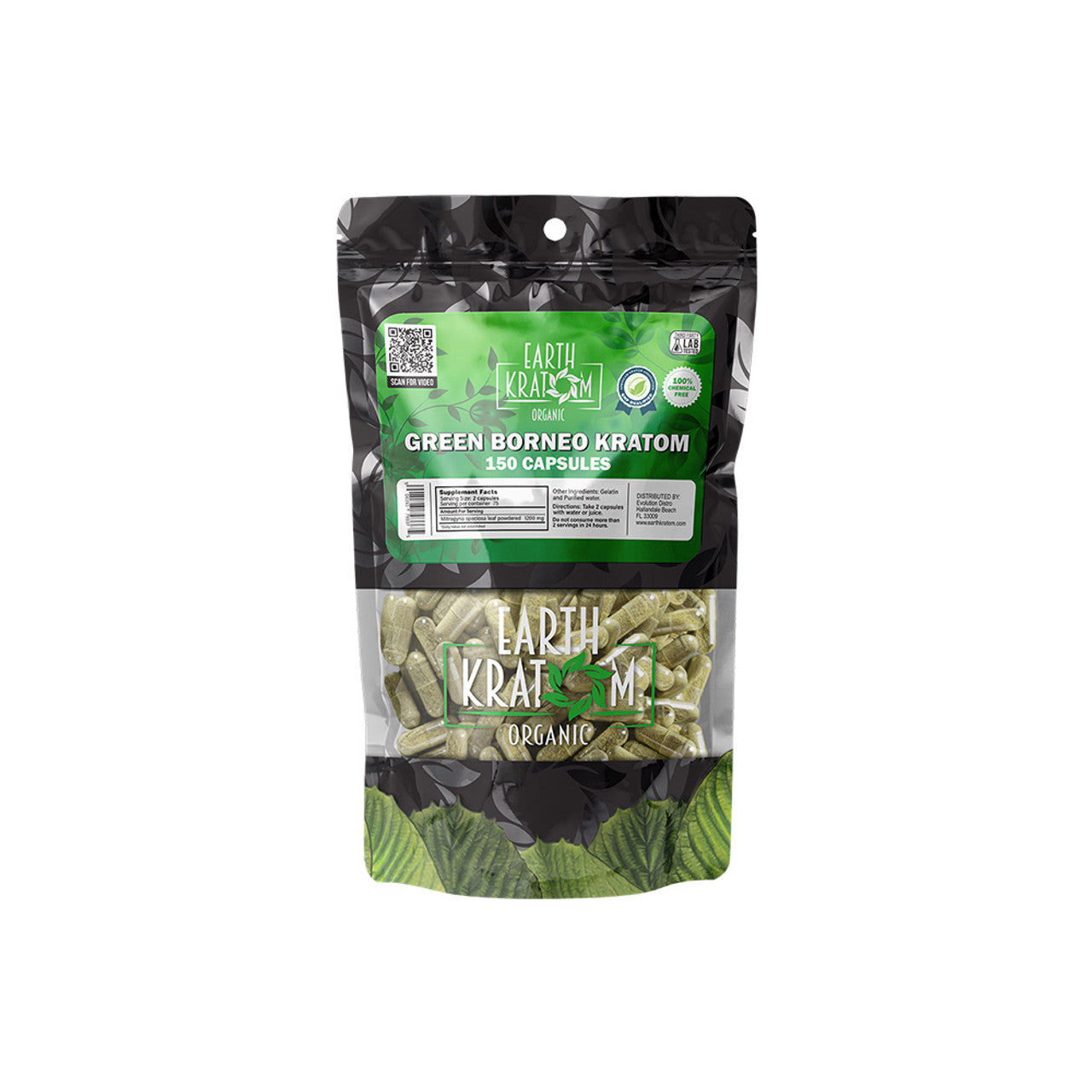 Earth Kratom Organic Premium Kratom Capsules