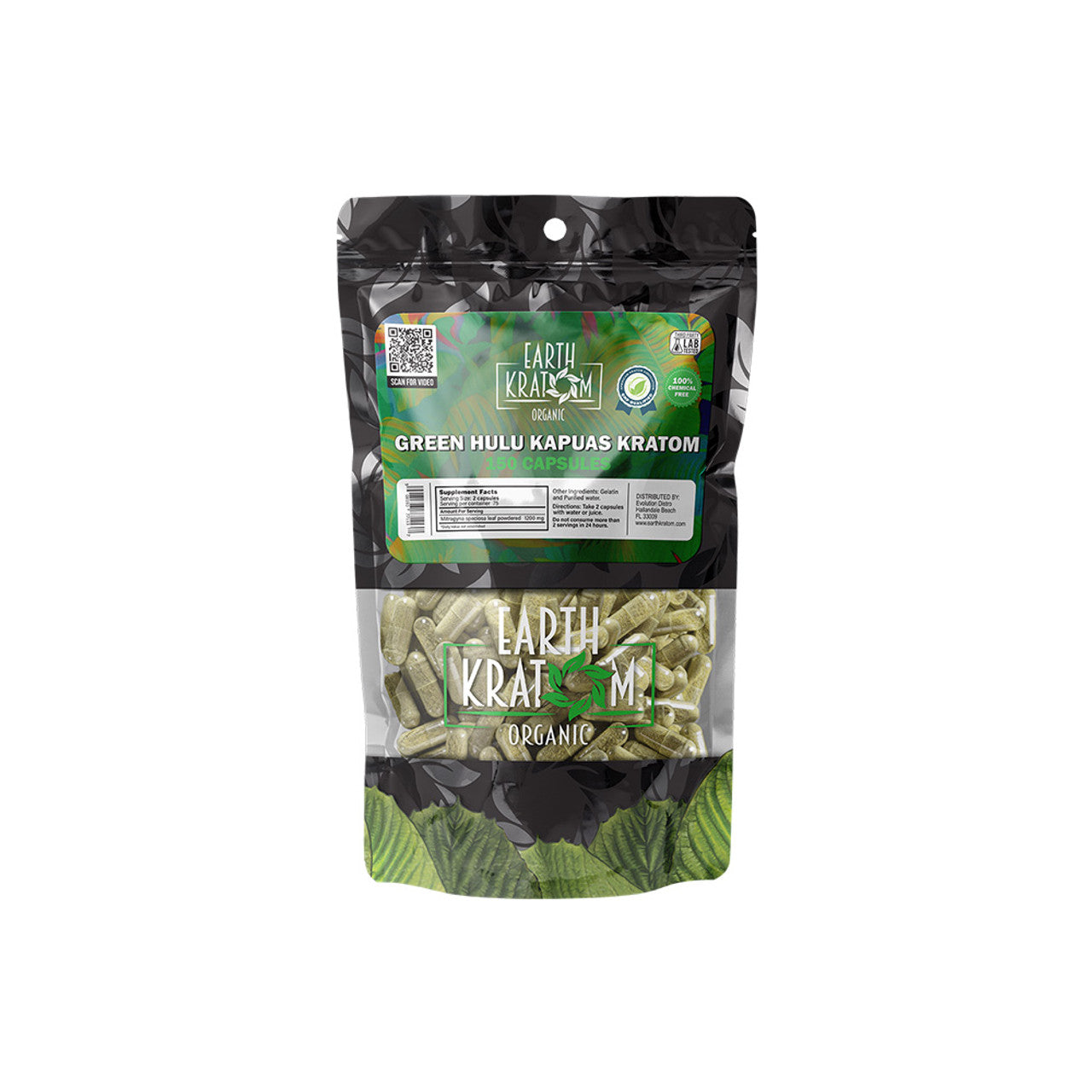 Earth Kratom Organic Premium Kratom Capsules