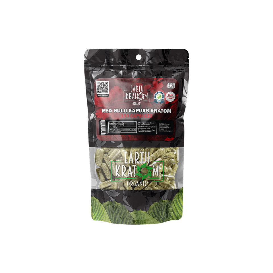 Earth Kratom Organic Premium Kratom Capsules
