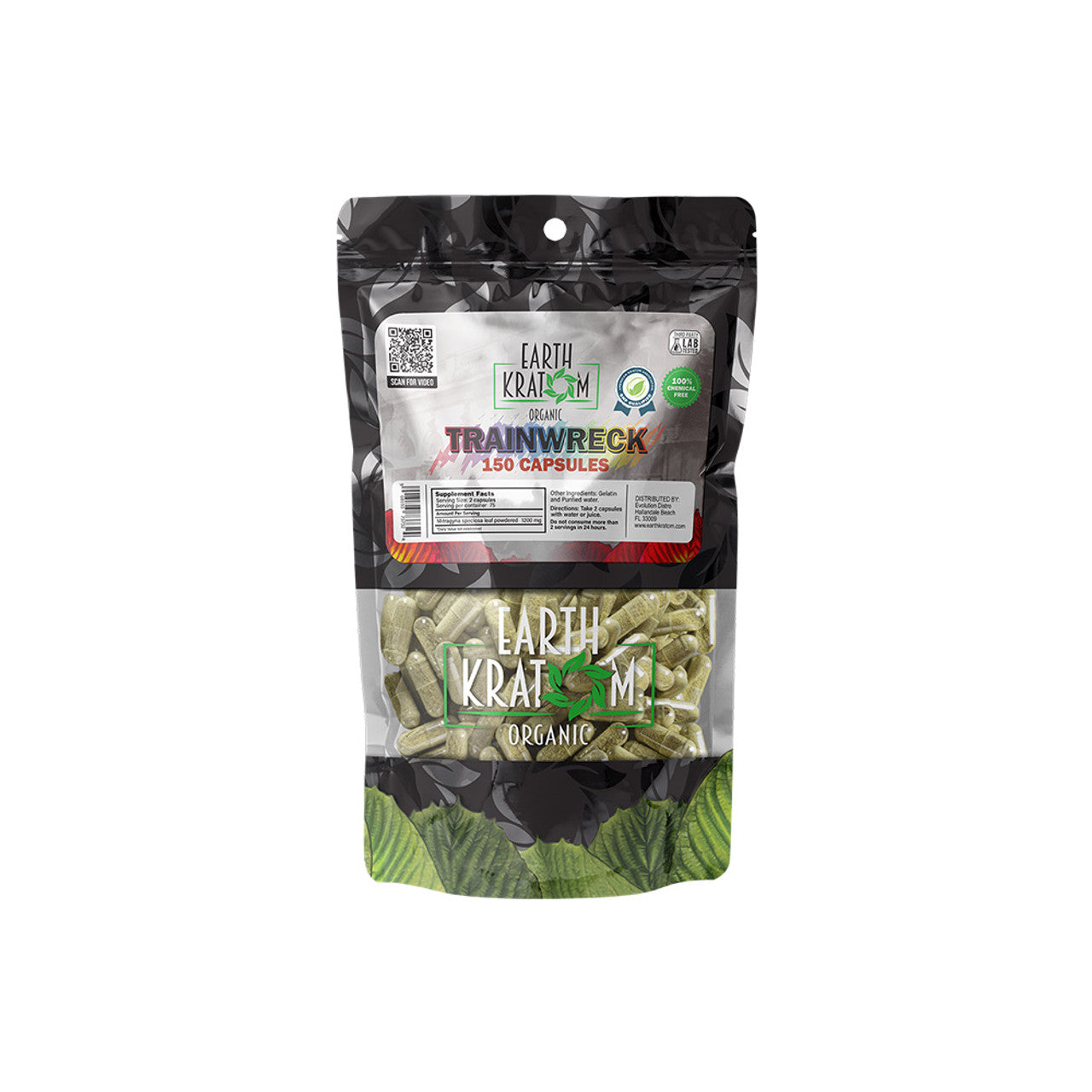 Earth Kratom Organic Premium Kratom Capsules