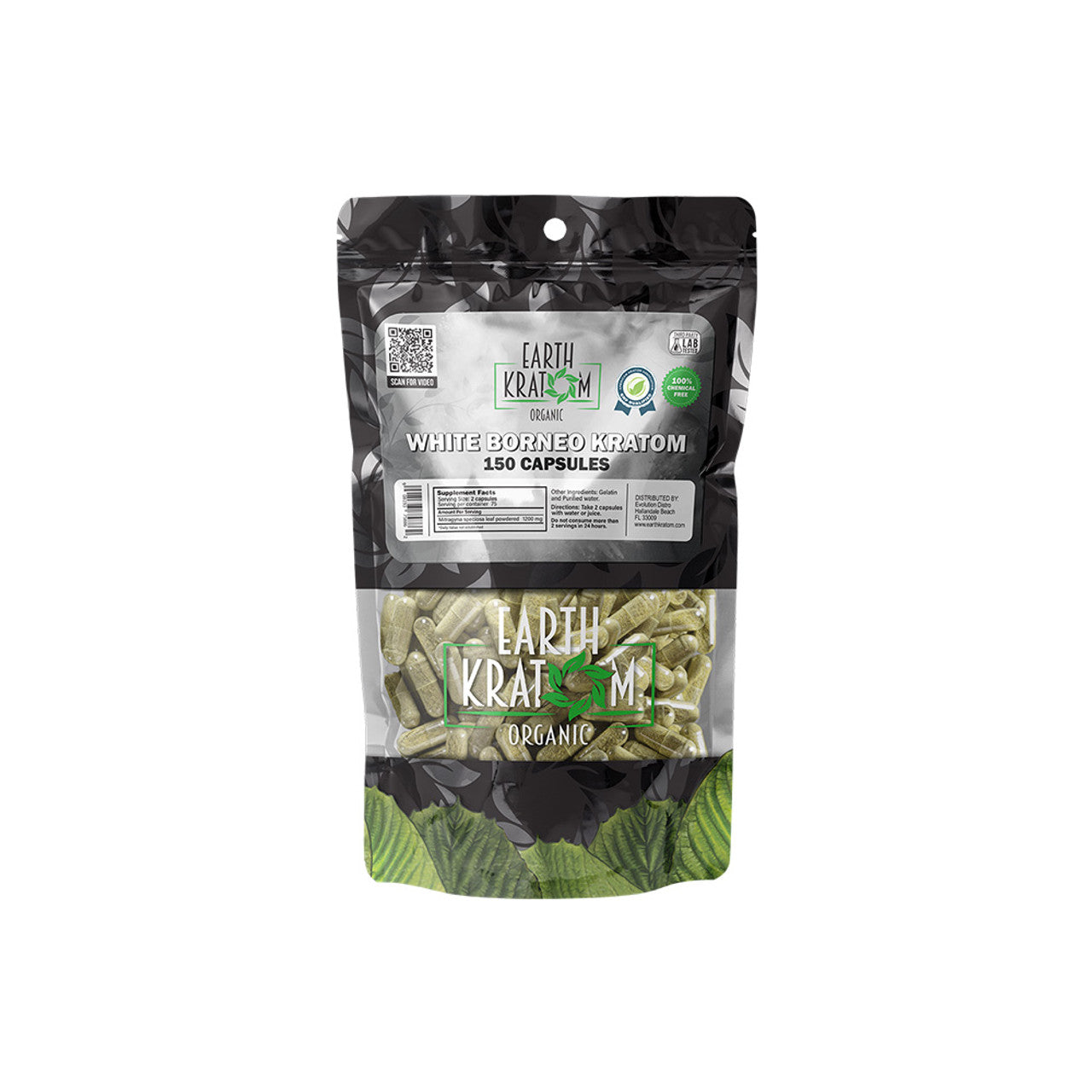 Earth Kratom Organic Premium Kratom Capsules