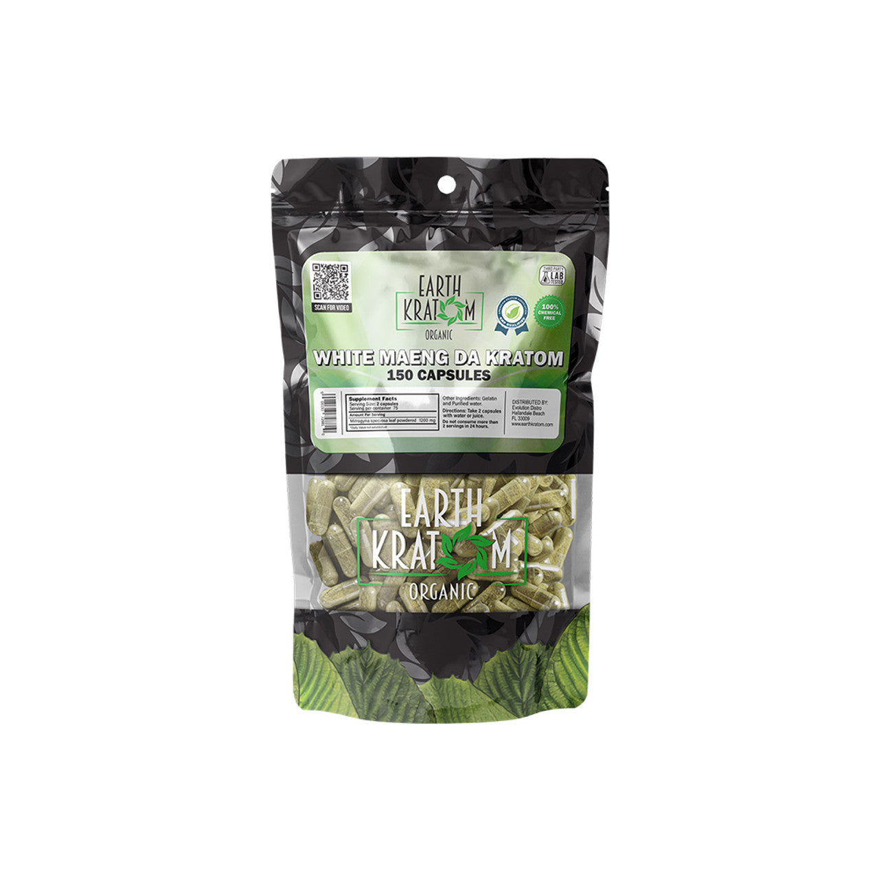 Earth Kratom Organic Premium Kratom Capsules