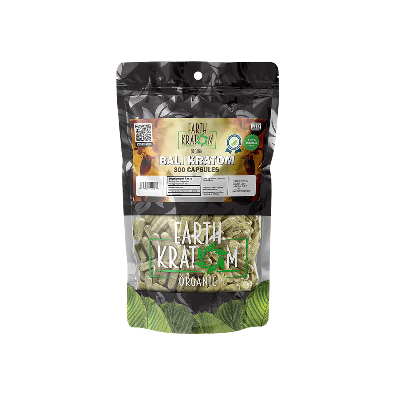 Earth Kratom Organic Premium Kratom Capsules