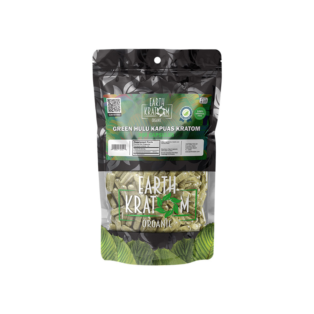 Earth Kratom Organic Premium Kratom Capsules