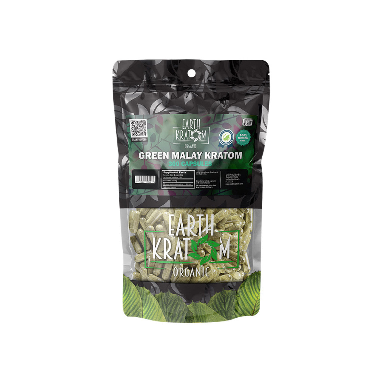 Earth Kratom Organic Premium Kratom Capsules
