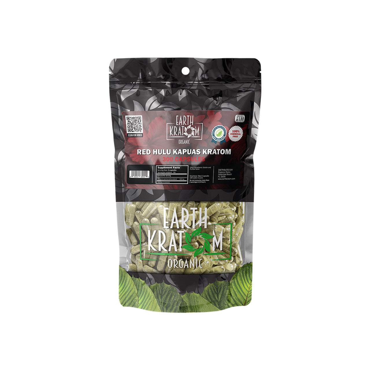 Earth Kratom Organic Premium Kratom Capsules