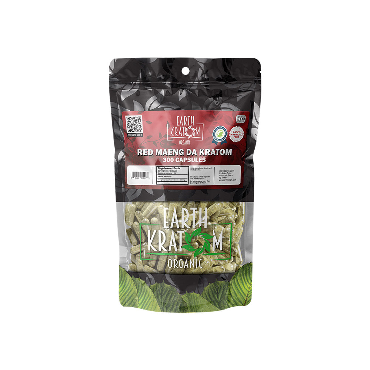 Earth Kratom Organic Premium Kratom Capsules