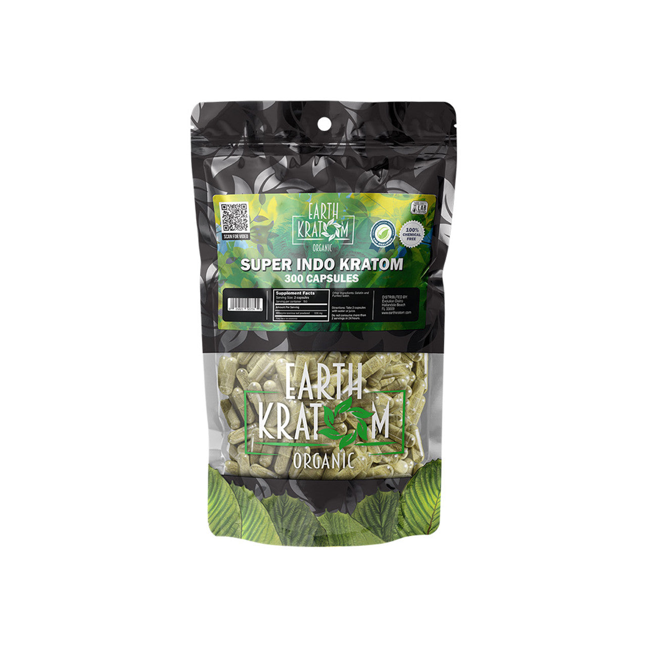 Earth Kratom Organic Premium Kratom Capsules