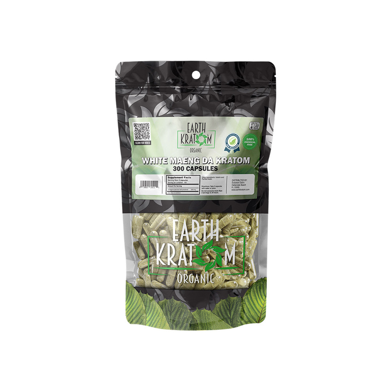 Earth Kratom Organic Premium Kratom Capsules