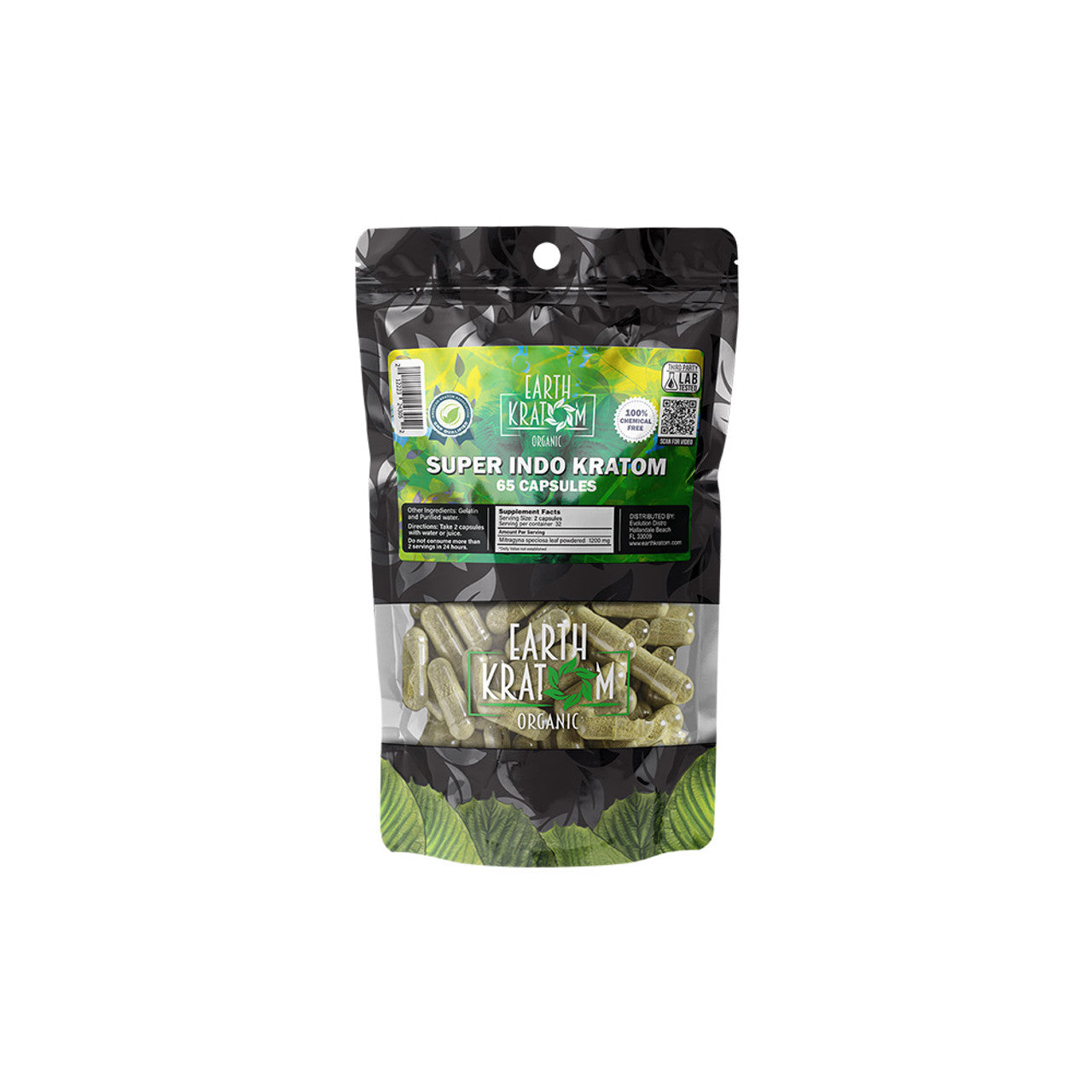 Earth Kratom Organic Premium Kratom Capsules
