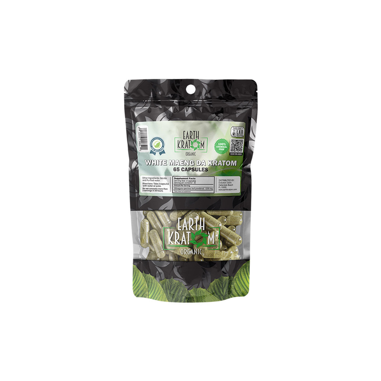 Earth Kratom Organic Premium Kratom Capsules