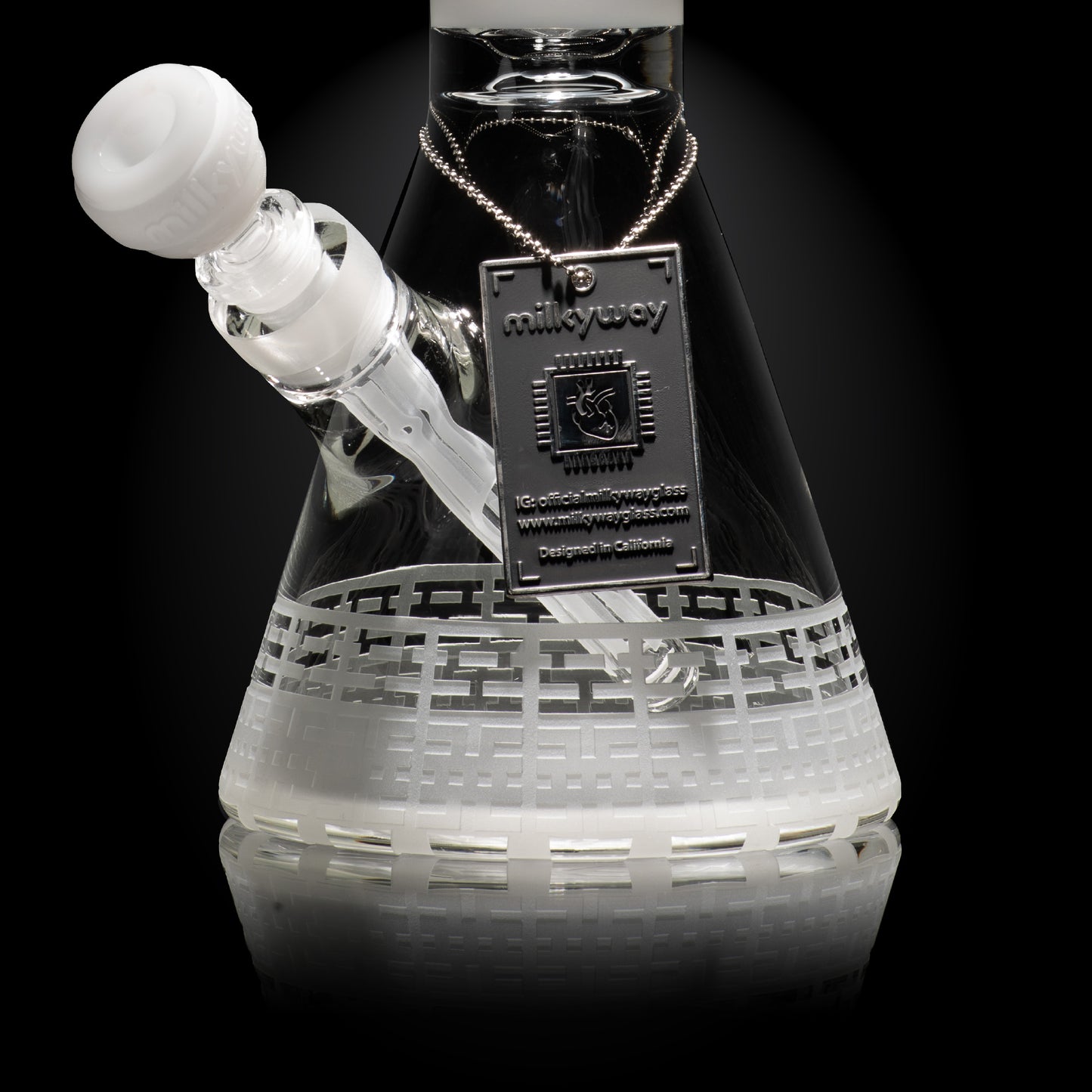 DNA Codex 14″ White Beaker Bong