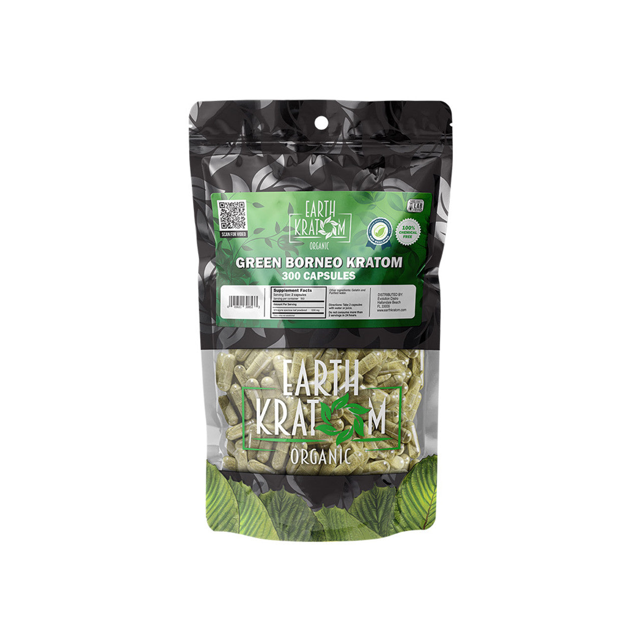 Earth Kratom Organic Premium Kratom Capsules