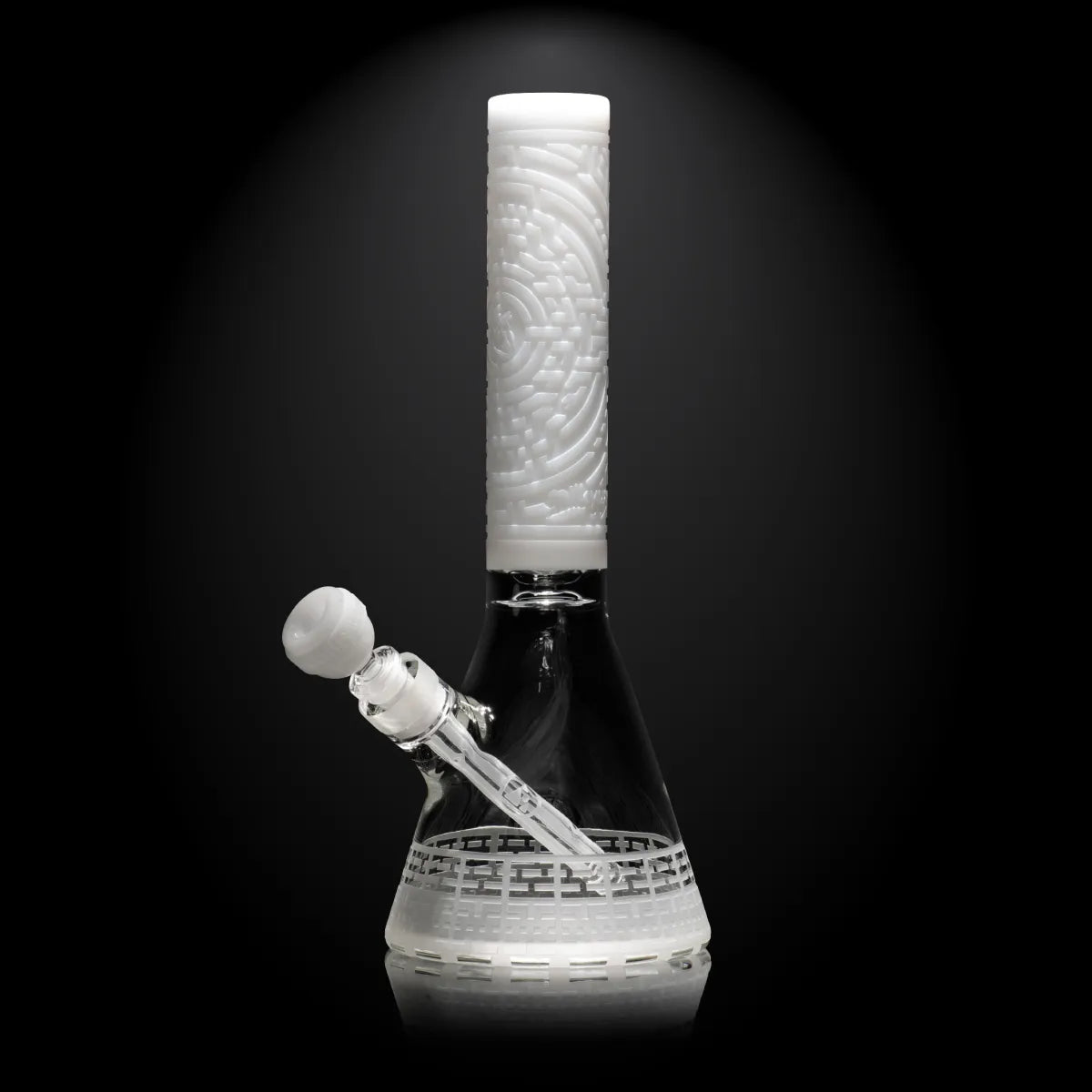 DNA Codex 14″ White Beaker Bong
